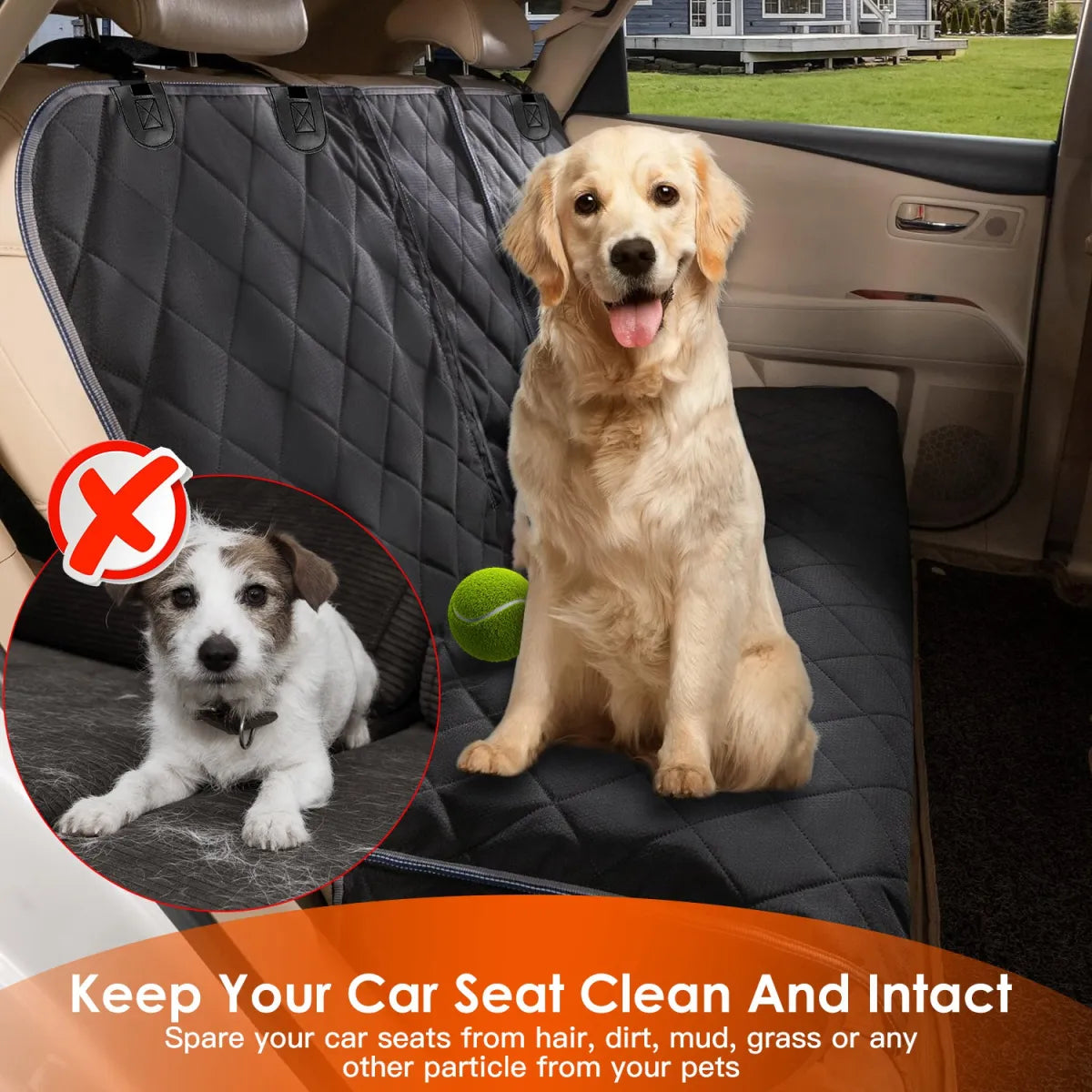 All-Weather Dog Back Seat Protector